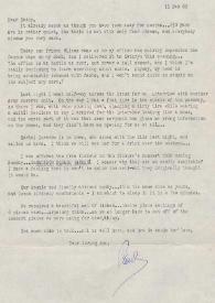 Portada:Carta dirigida a Arthur Rubinstein. Nueva York (Estados Unidos), 11-02-1960