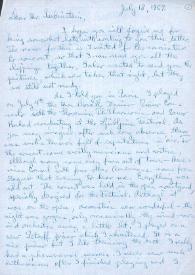 Portada:Carta dirigida a Arthur Rubinstein. Ljubljana (Eslovenia), 18-07-1959