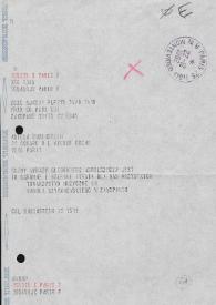 Portada:Telegrama dirigido a Aniela Rubinstein. Zakopane (Polonia), 22-12-1982