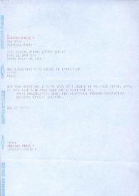 Portada:Telegrama dirigido a Aniela Rubinstein. Tokyo (Japón), 30-12-1985