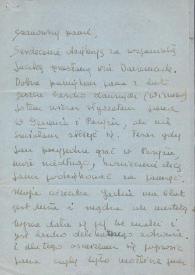Portada:Carta dirigida a Arthur Rubinstein. Saint-Mandé, Seine (Francia), 04-05-1949