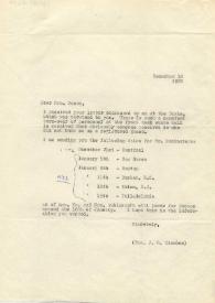 Portada:Carta dirigida a Mrs. Bacon. Jackson Heights (Nueva York), 12-12-1972