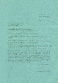 Portada:Carta dirigida a Hessicher Rundfunk. Nueva York, 15-01-1974