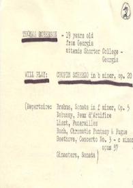 Portada:Carta dirigida a Arthur Rubinstein. Georgia, 02-04-1974