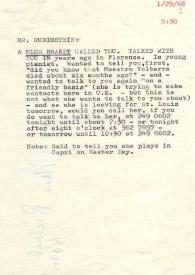 Portada:Carta dirigida a Arthur Rubinstein, 29-01-1968