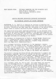 Portada:Carta dirigida al Senador Williams, 03-04-1969