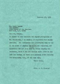 Portada:Carta dirigida a Gustl Breuer, 17-02-1975
