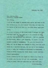 Portada:Carta dirigida a Ginny Hill, 15-02-1975