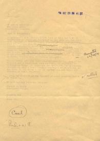 Portada:Carta dirigida a Arthur Rubinstein, 24-12-1974