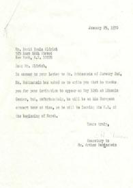 Portada:Carta dirigida a David Beals Aldrich, 29-01-1970