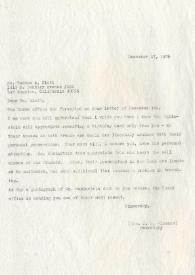 Portada:Carta dirigida a Teresa A. Blatt. Nueva York, 17-12-1976