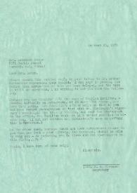 Portada:Carta dirigida a Patricia Berge. Nueva York, 25-10-1976