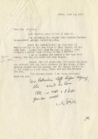 Portada:Carta dirigida a Clara H. Clemans. París (Francia), 15-05-1970