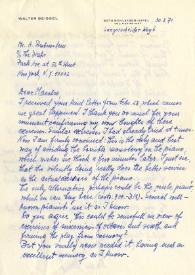 Portada:Carta dirigida a Arthur Rubinstein. Schleiden-Eifel, 30-03-1971