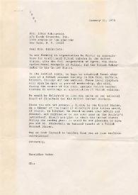 Portada:Carta dirigida a Arthur Rubinstein, 22-01-1976