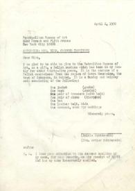 Portada:Carta a Mrs. Blum, 02-04-1970