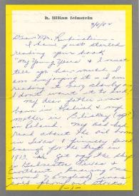 Portada:Carta a Rubinstein. Nueva York, 03-08-1982