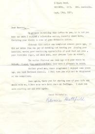 Portada:Carta dirigida a Arthur Rubinstein. Worona (Australia), 17-09-1981
