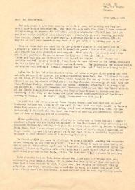 Portada:Carta dirigida a Arthur Rubinstein. Tarnow (Polonia), 28-04-1981