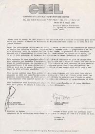 Carta dirigida a Arthur Rubinstein. París (Francia), 09-04-1980