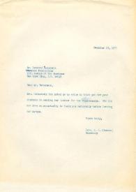 Portada:Carta a Leonard Bernstein, 17-12-1977