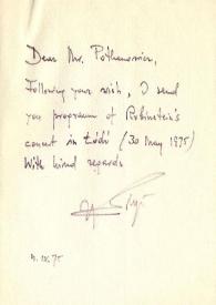 Portada:Carta a Mr. Pothemomiar, 04-09-1975