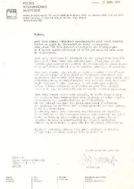 Portada:Carta dirigida a Irene Cittadini. Polonia, 17-06-1970