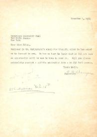 Portada:Carta dirigida a Frances Cohan, 01-12-1964