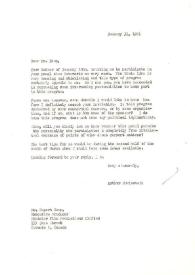 Portada:Carta dirigida a Rupert Kemp. Nueva York, 31-01-1961