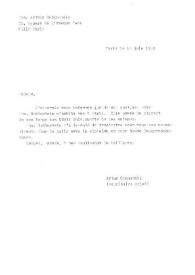 Portada:Carta dirigida a Stephanie Esclavard. París (Francia), 18-06-1985