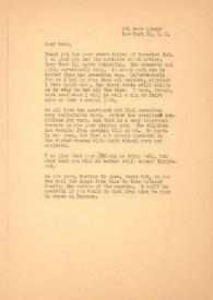 Portada:Carta dirigida a Jeré Lawrence Field. Nueva York, 09-11-1961