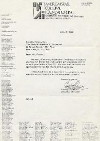 Portada:Carta dirigida a Seth E. Frank, 31-05-1979