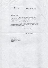 Portada:Carta dirigida a Lily Gross. París (Francia), 24-09-1969