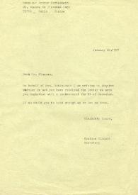Portada:Carta dirigida a Aleksander Klugman, 20-01-1977