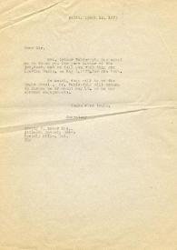 Portada:Carta dirigida a Irving Paul Lazar (Agente Literario). París (Francia), 12-04-1973