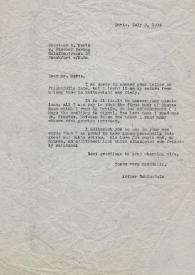 Portada:Carta dirigida a Wolfgang Mertz. París (Francia), 02-07-1974