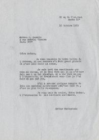 Portada:Carta dirigida a Suzane Quercia. París (Francia), 16-10-1969