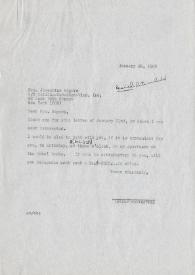 Portada:Carta dirigida a Josephine Rogers. Nueva York, 26-01-1968