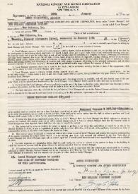 Portada:Contrato entre Arthur Rubinstein y New Orleans Symphony Society para un concierto