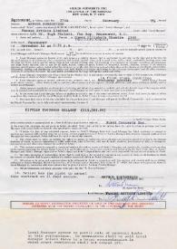 Portada:Contrato entre Arthur Rubinstein y Famous Artists Limited para un concierto