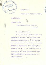 Portada:Carta de Rubén Darío a PLANA SUÁREZ, Simón