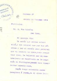 Carta de Rubén Darío a BOLAÑOS, Pío | Biblioteca Virtual Miguel de Cervantes