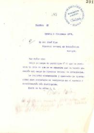 Portada:Carta de Rubén Darío a BLEN, José