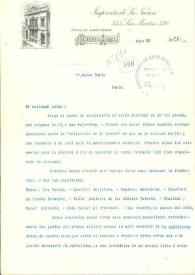 Portada:Carta mecanografiada con membrete de la Imprenta de la Nación de Buenos Aires.