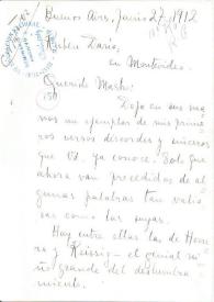 Portada:Carta manuscrita