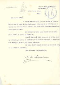 Portada:Carta de Lemoine, Joaquín de