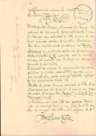 Portada:Carta de Guerra Núñez, Juan