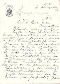 Portada:Carta manuscrita con membrete y escudo de Correspondencia Particular de la Secretaría de Instrucción Pública. República del Salvador, C.A.
