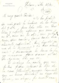 Portada:Carta de Cestero, Tulio M.