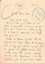 Portada:Carta de Martínez Sierra, Gregorio